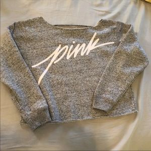 VS Pink crop top XS